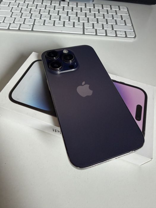 Bateria 100% iPhone 14 Pro 128gb Deep Purple