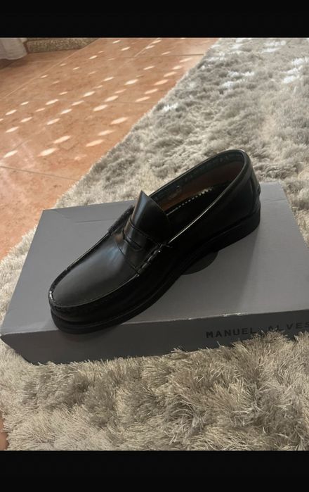 Sapatos pretos Manuel Alves – Novos com caixa