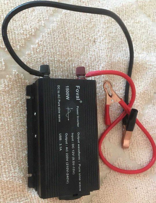 аккумулятор 145h + инвертер 1500w 12v