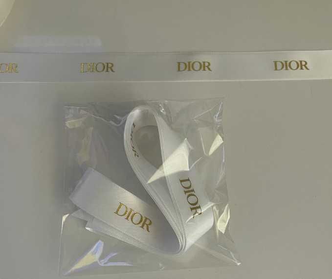 Wstążka DIOR długość 150cm szer 2,5cm kokarda kokardka ozdoba