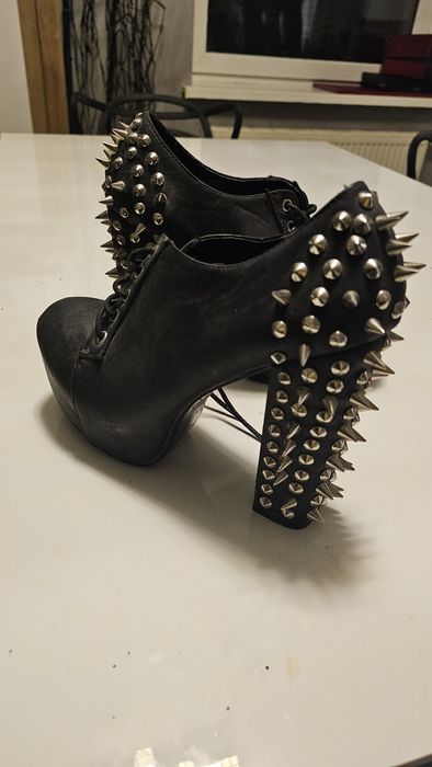 #Super buty damskie czarne ekstrawaganckie 40