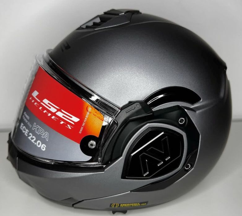 Capacete NOVO Modular 180° LS2 Titanium Matt (22% DESCONTO) Em L e XL