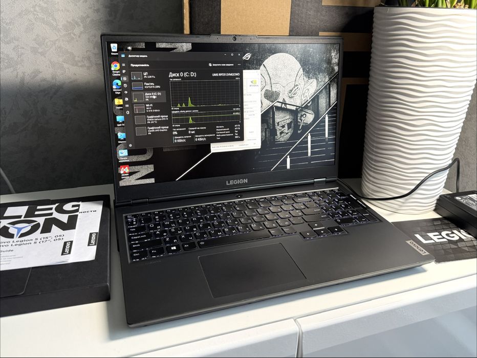Lenovo Legion 5/GTX1650Ti/512GB/16GB/120Hz/i5-10th.