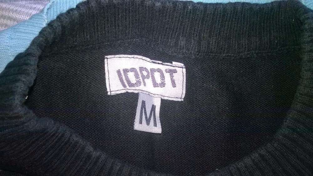 SWETER męski gwiazdki LD PDT M czarny