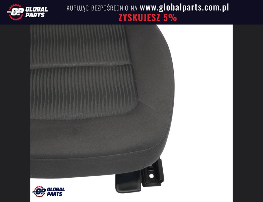Audi A4 B8 Fotel Prawy Przód Materiał Czarny