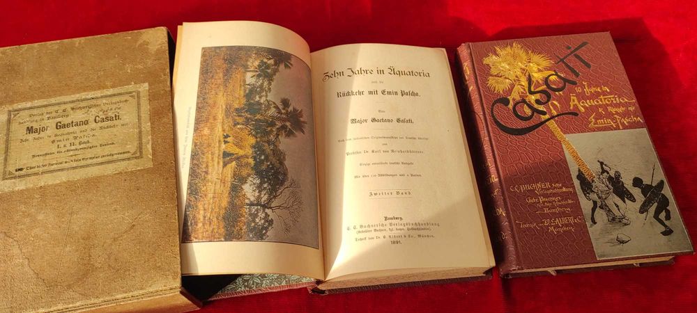 Старинные книги  Приключения майора Гаэтано Казати. 1891 год