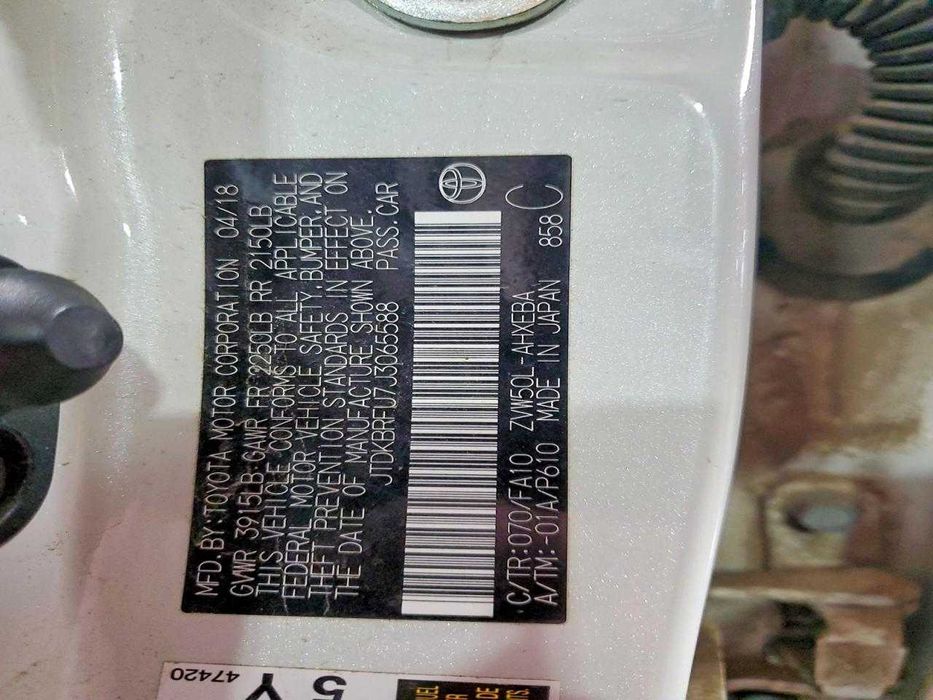 2018 Toyota Prius Hybrid