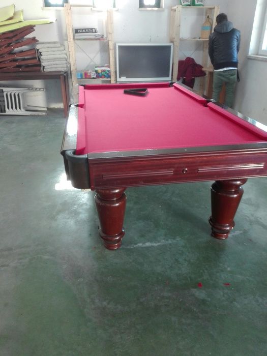 Transporte e montagem de Snooker