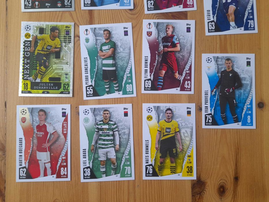 11 szt. Karty Match Attax, Adrenalyn XL, Panini, Morata, Barcelona