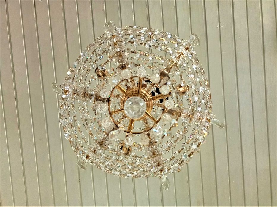 Lustre Cristal 3 Lâmpadas