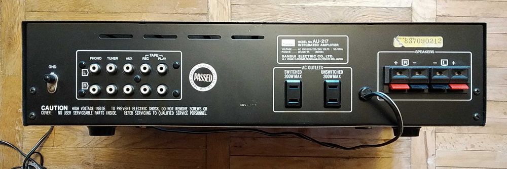 Sansui AU-217 Stereo Integrated Amplifier: 6 800 грн. - Усилители