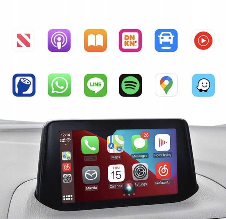 K1414 Adapter Moduł  tk78 66 9u0C DO ANDROID AUTO APPLE CARPLAY Mazda