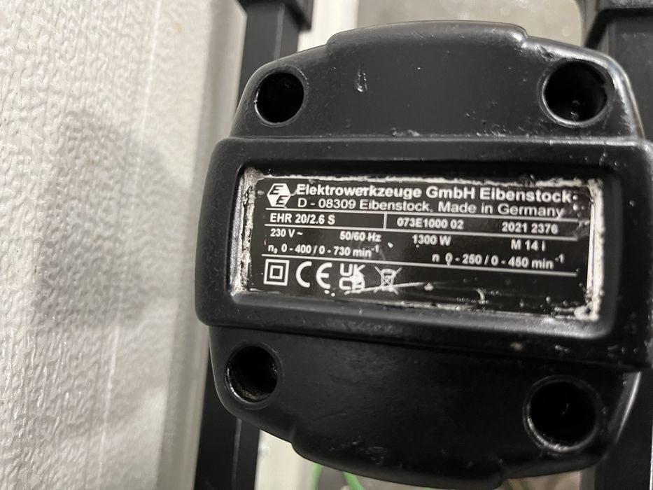 Profesionalny mieszalnik EIBENSTROCK EHR 20/2.6s az1300 wat 2021r