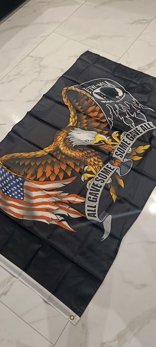 Flaga baner USA chopper Cruiser wolność 90x150
