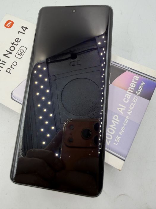 Nowy smartfon Xiaomi Redmi Note 14 Pro 5G, 8+256GB, Komplet, Bez blokad