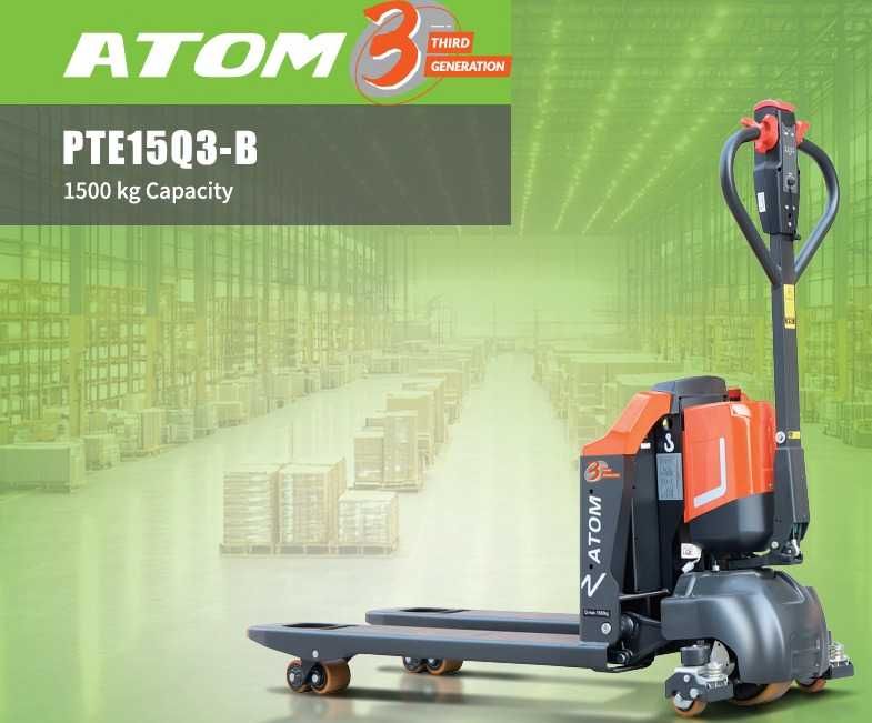Porta paletes Elétrico 1500Kg NOBLELIFT (Novo Modelo ATOM3)