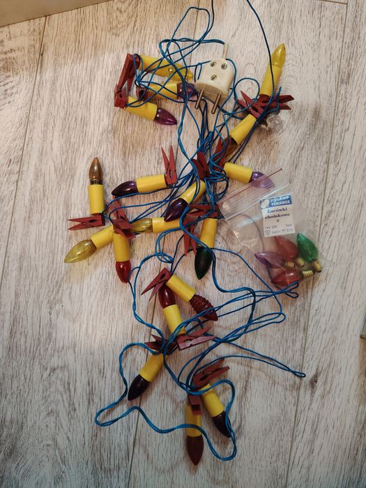 Lampki choinkowe prl