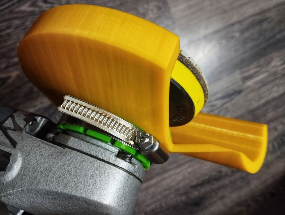 Пылеотвод пиловідвід кожух для черепашек 100мм на болгарку УШМ