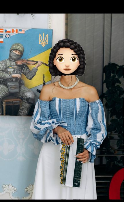 Корсет вишиванка