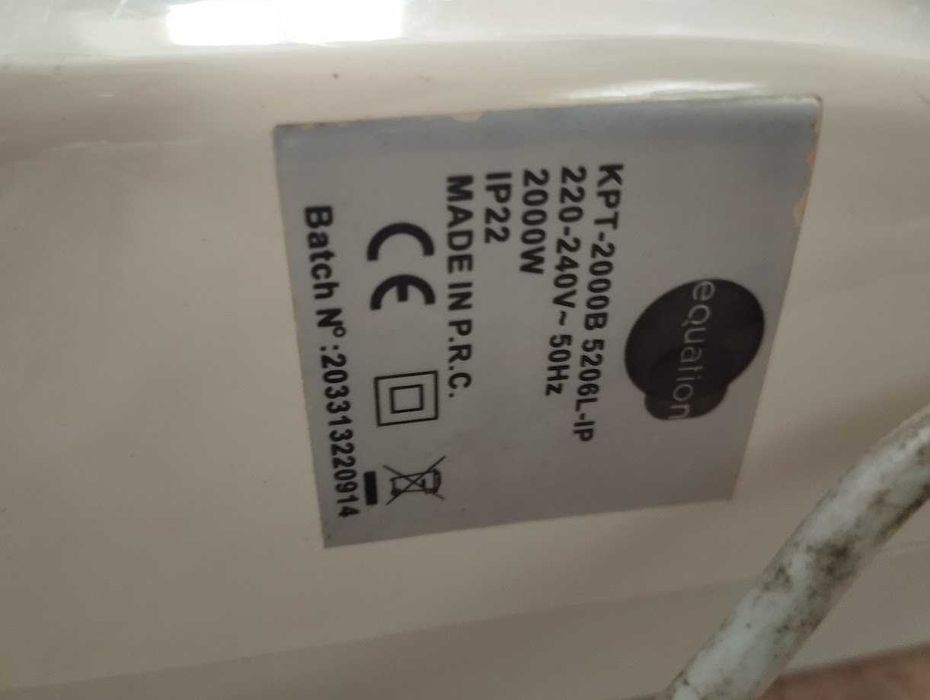 Ventilador/Aquecedor cerâmico
