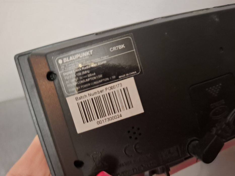 Zegar elektroniczny z budzikiem BLAUPUNKT