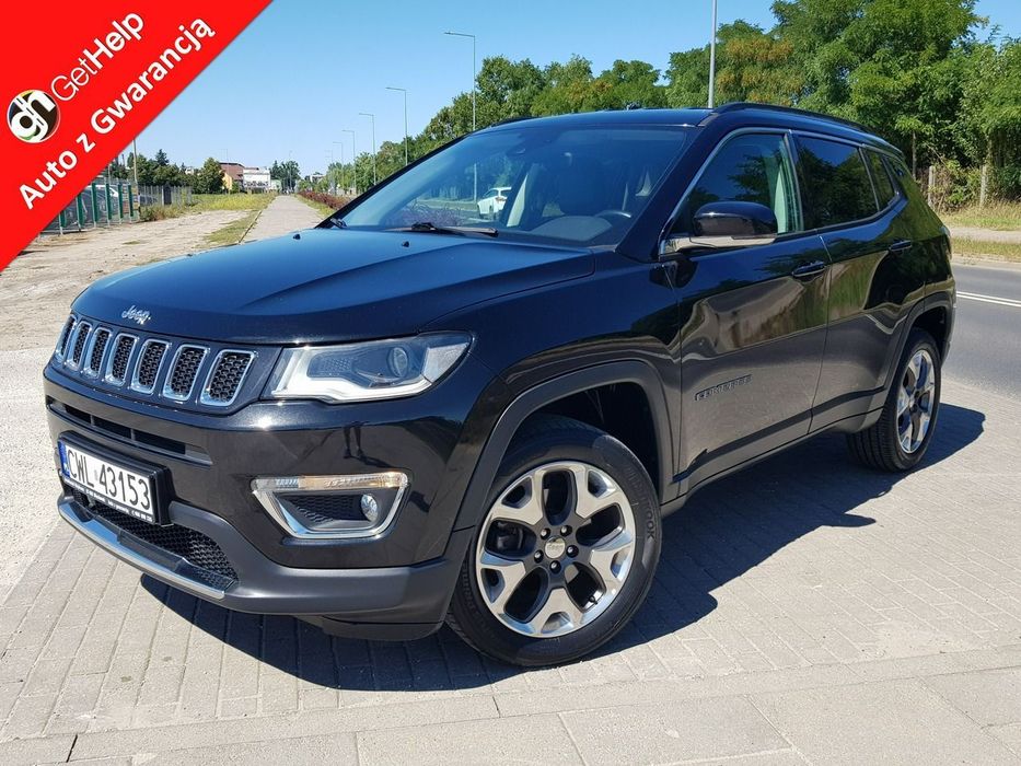 Jeep Compass 2,0 Automat 4x4 Klimatronik Nawigacja Skóry Zarejestrowany Gwarancja