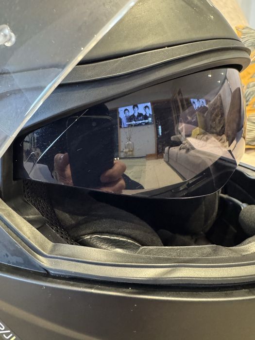 Capacete c/ cardo ( 3 meses de pouco uso) OPORTUNIDADE