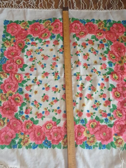 Шерстяні кольорові  хустини/платки/