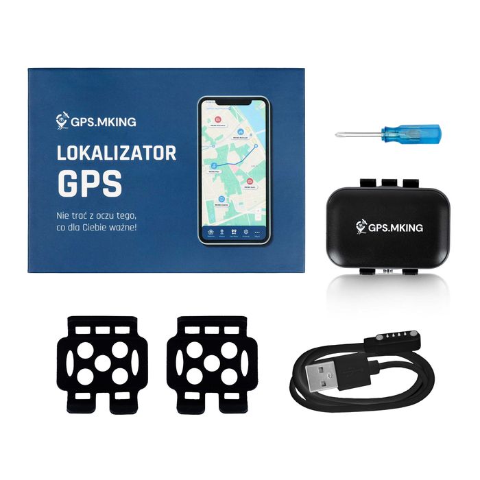 Lokalizator GPS 4G  PSA KOTA uchwyt na obroże APLIKACJA MK059