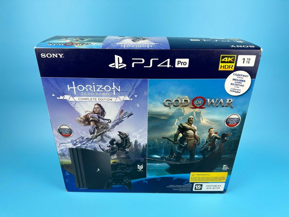 Playstation 4 PRO 1TB + 2 гри, Меганабір, Вітринний зразок, Гарантія