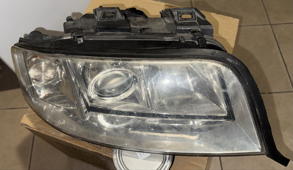 Lampy przód Audi A6 C5 lift Hella