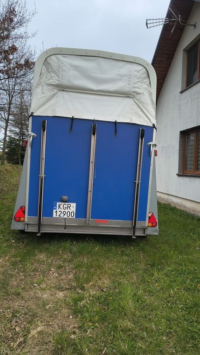 Przyczepa do przewozu koni