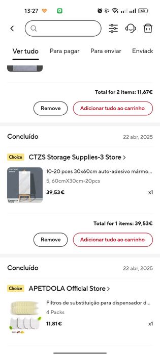 Azulejo imitação mármore 60x30
