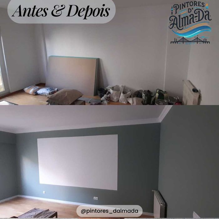 Pinturas e Reparações Profissionais de Interiores e exteriores