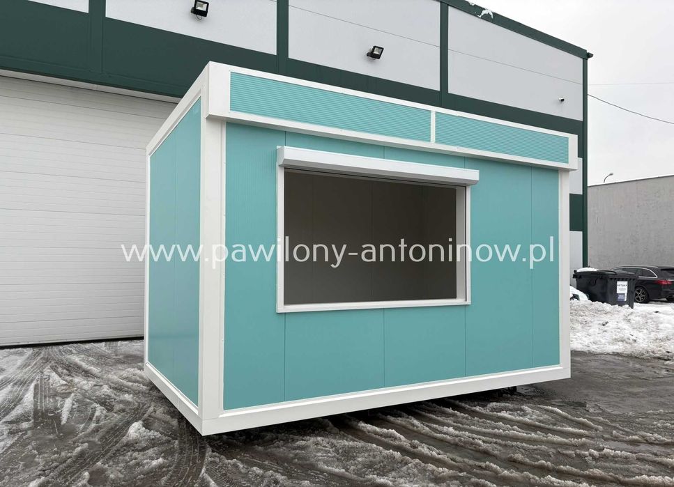 NOWY Pawilon Gastronomiczny Kontener Handlowy Lody Gofry Sushi OD RĘKI