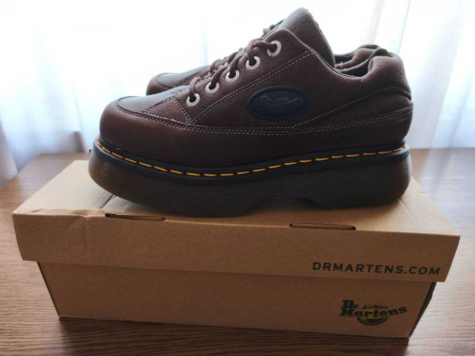 Dr. Martens Buty Buzz 5-Eye Grizzly Leather Shoes