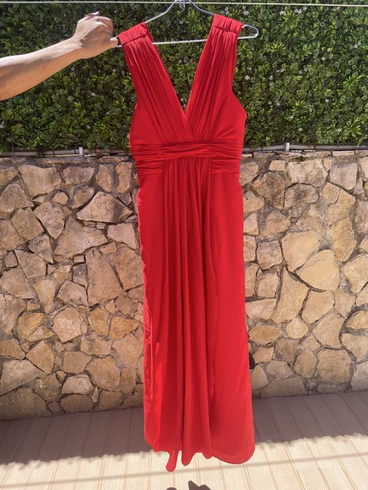 Vestido de cerimónia (vermelho)