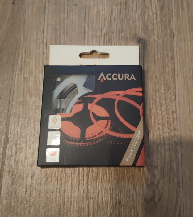Pasek LED 1,2 W, Accura Ledstrip USB red 50cm, oświetlenie czerwone