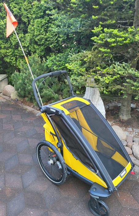 Przyczepka rowerowa Thule Chariot Sport 1 yellow  + Supporter