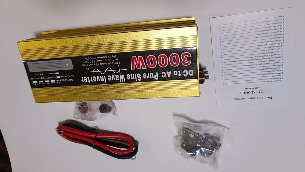 Инвертор інвертор 12в 220в 3000w чистий синус