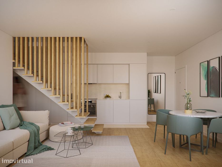 Penthouse T3 Duplex na Graça com Vista sobre o Tejo e 2 lugares de est