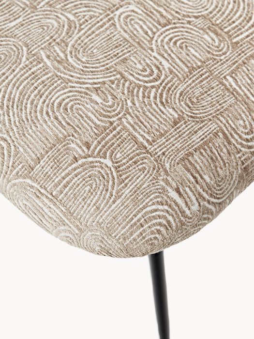 Cadeiras Westwing de jantar estofadas, conjunto de 2
