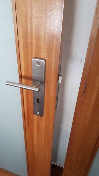 Porta interior em vidro fosco