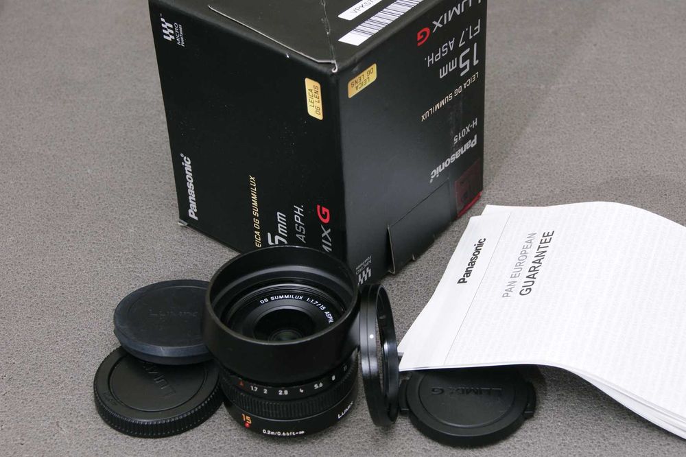 Panasonic Micro 4/3 Lens 15 мм f/1.7 ASPH.