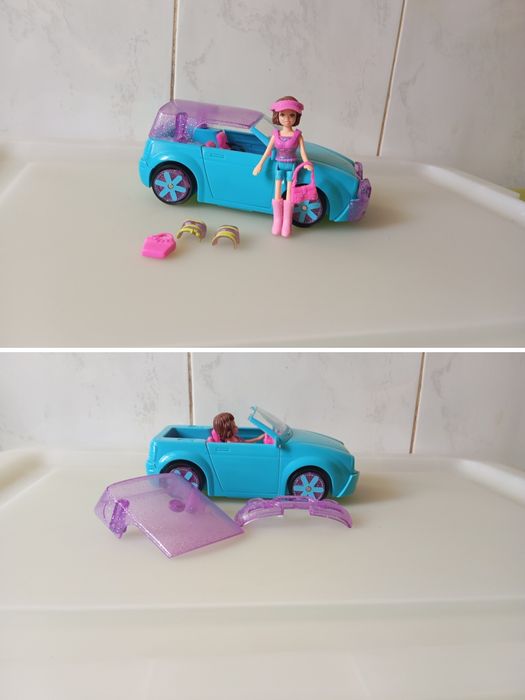 Polly Pocket Car Cool Cruisers convertível ,Lila 2006 .
Conforme fotos
