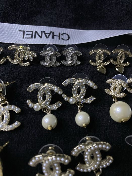 Сережки , серьги шанель , chanel
