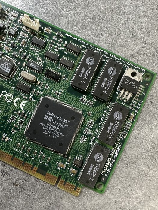 Retro PC DVD dekoder SIGMA real Magic EM8300