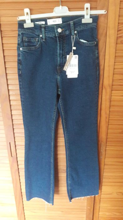 Calças ganga Mango tam 36