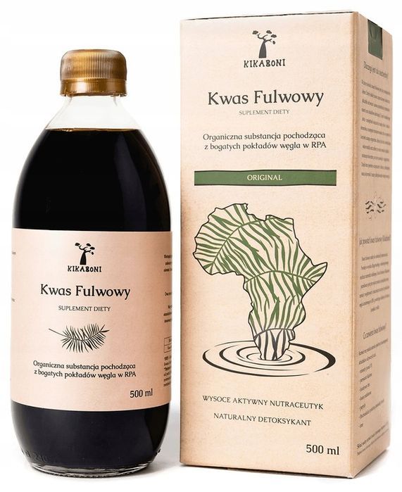 kikaboni kwas fulwowy naturalny odporność detoksykacja 500ml kikaboni