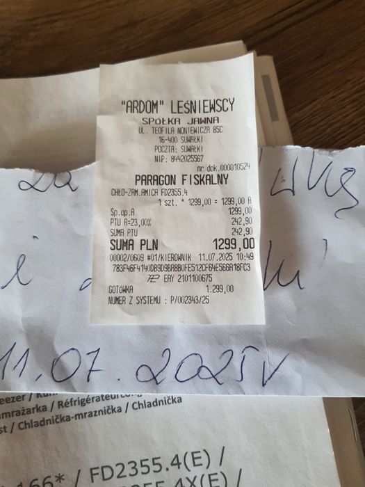 Sprzedam lodówkę Amica